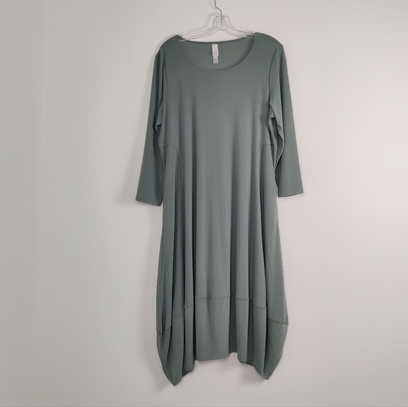 MarlaWynne Dresses & Skirts - Marla Wynne Women's Modest Maxi Dress Size XL Lagenlook